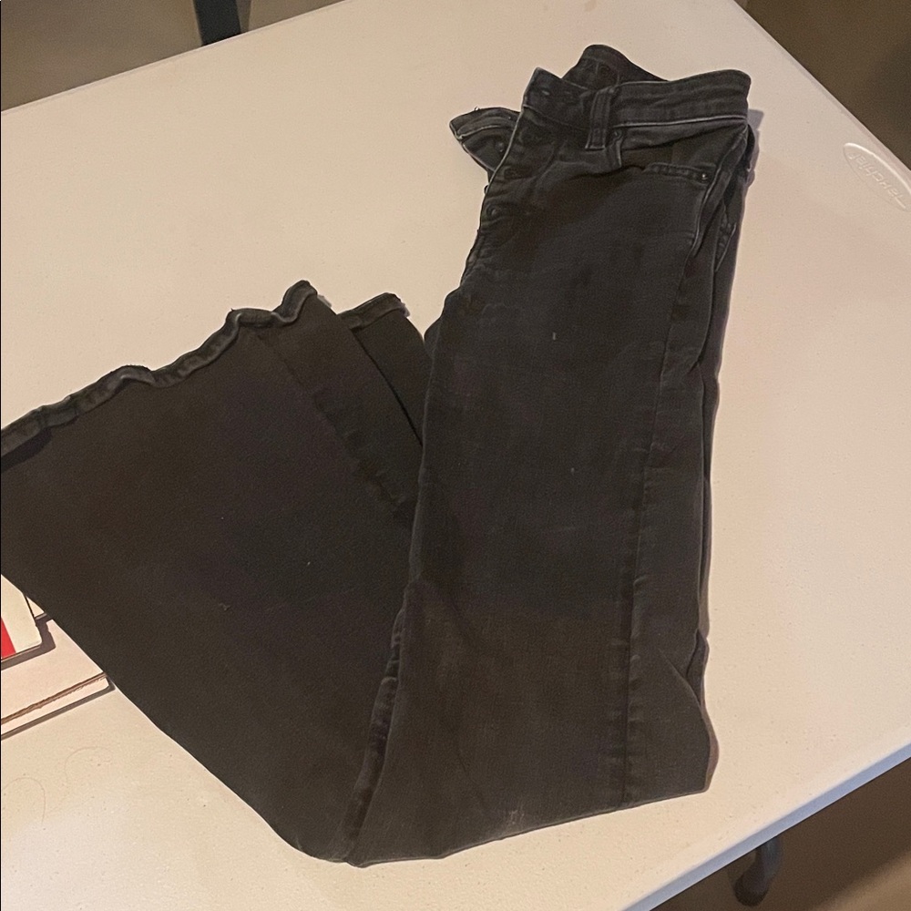 American Eagle Outfitters Black Flare Jeans